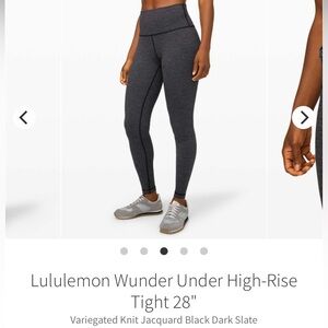 Lululemon Wonder Under Tight 28”